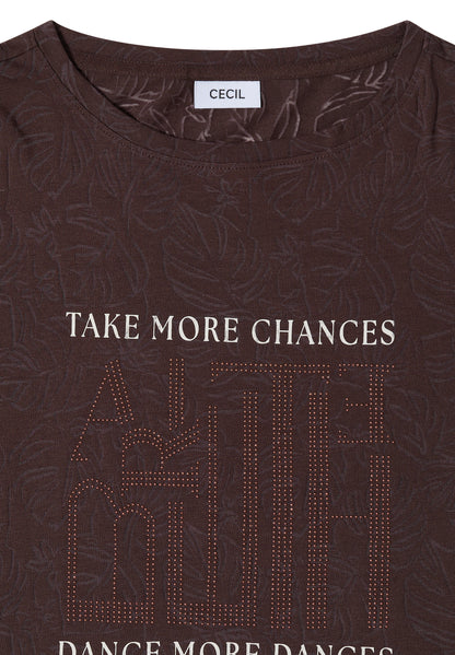 T-Shirt in Ausbrenner-Optik