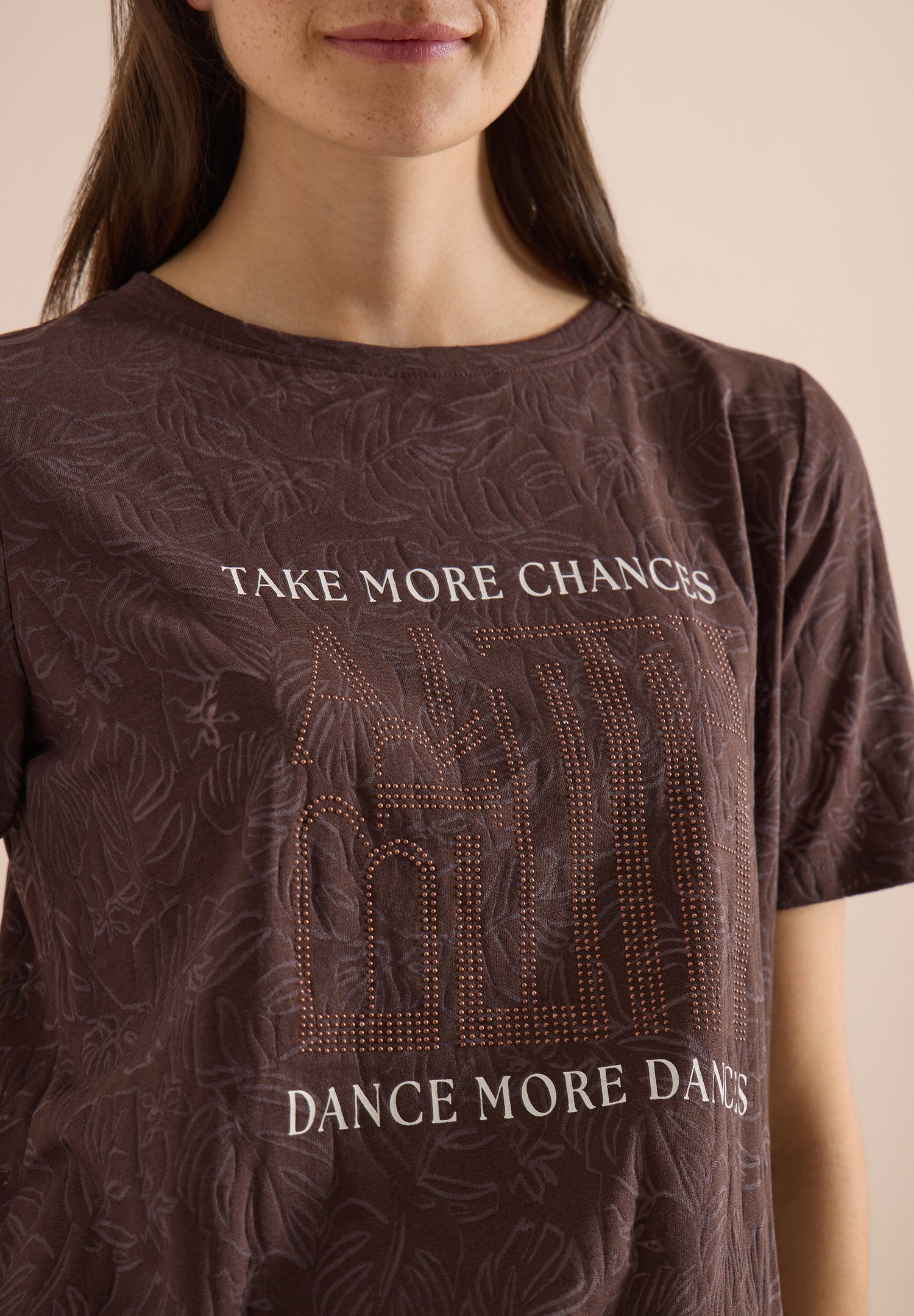 T-Shirt in Ausbrenner-Optik