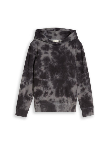 Hoodie Sweatshirt mit Batikmuster