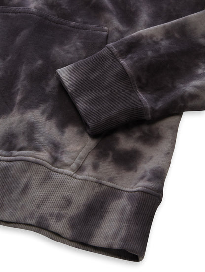 Hoodie Sweatshirt mit Batikmuster