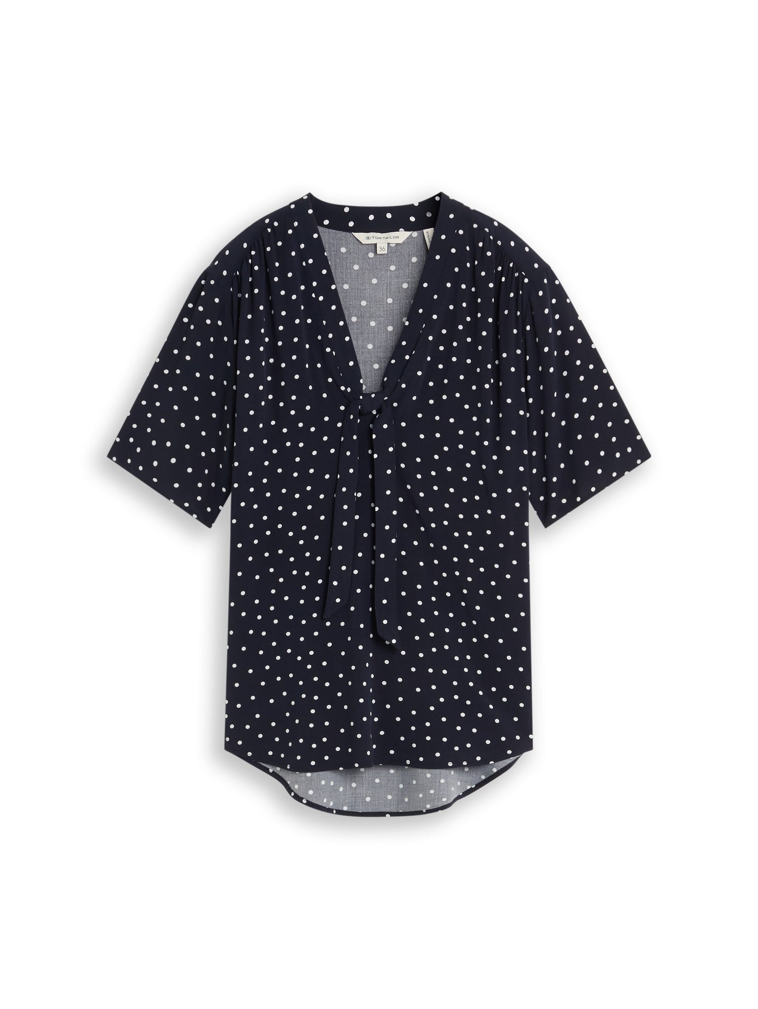 Bluse mit Punktemuster