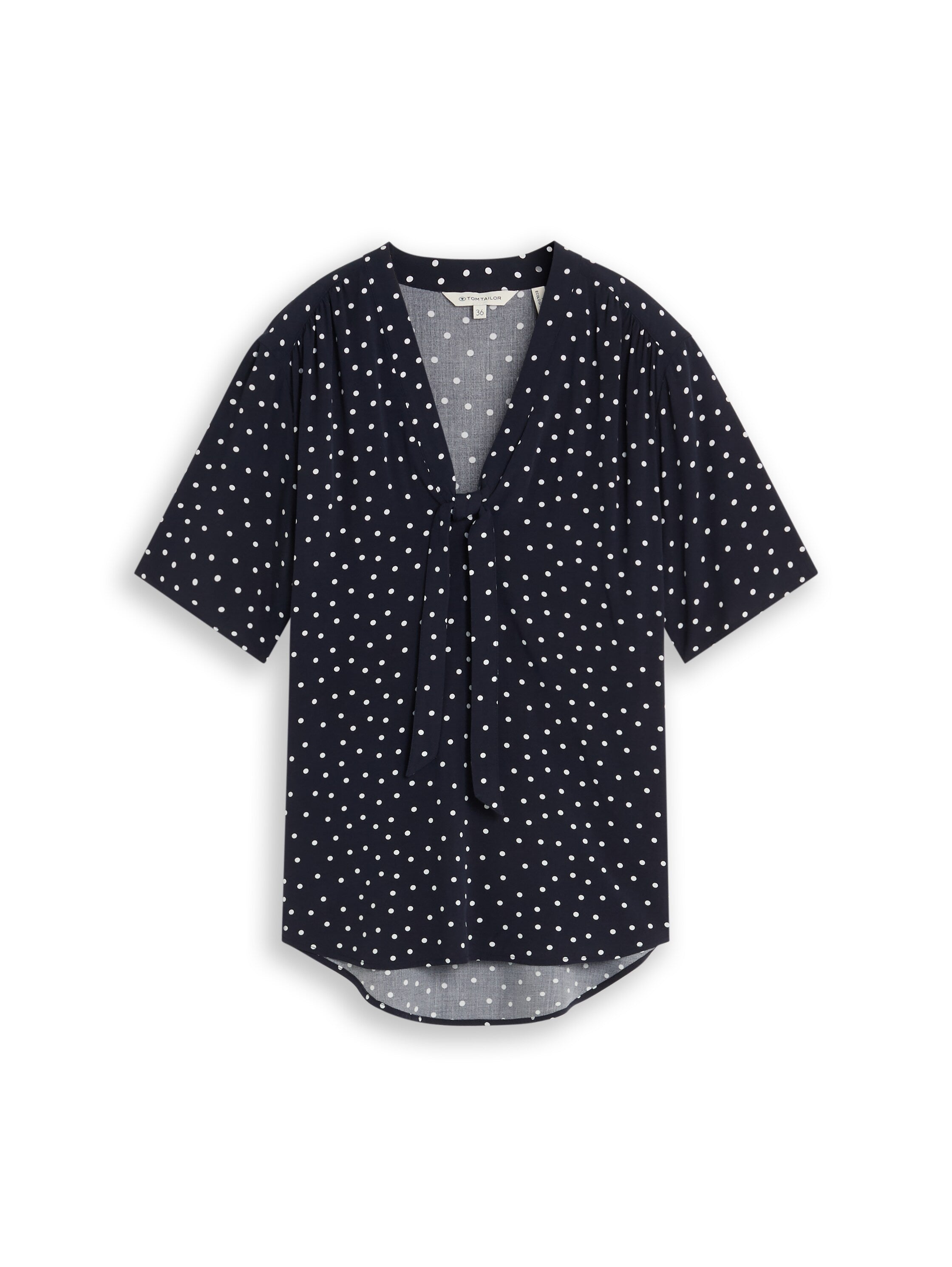 Bluse mit Punktemuster