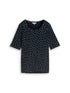T-Shirt mit Punktemuster