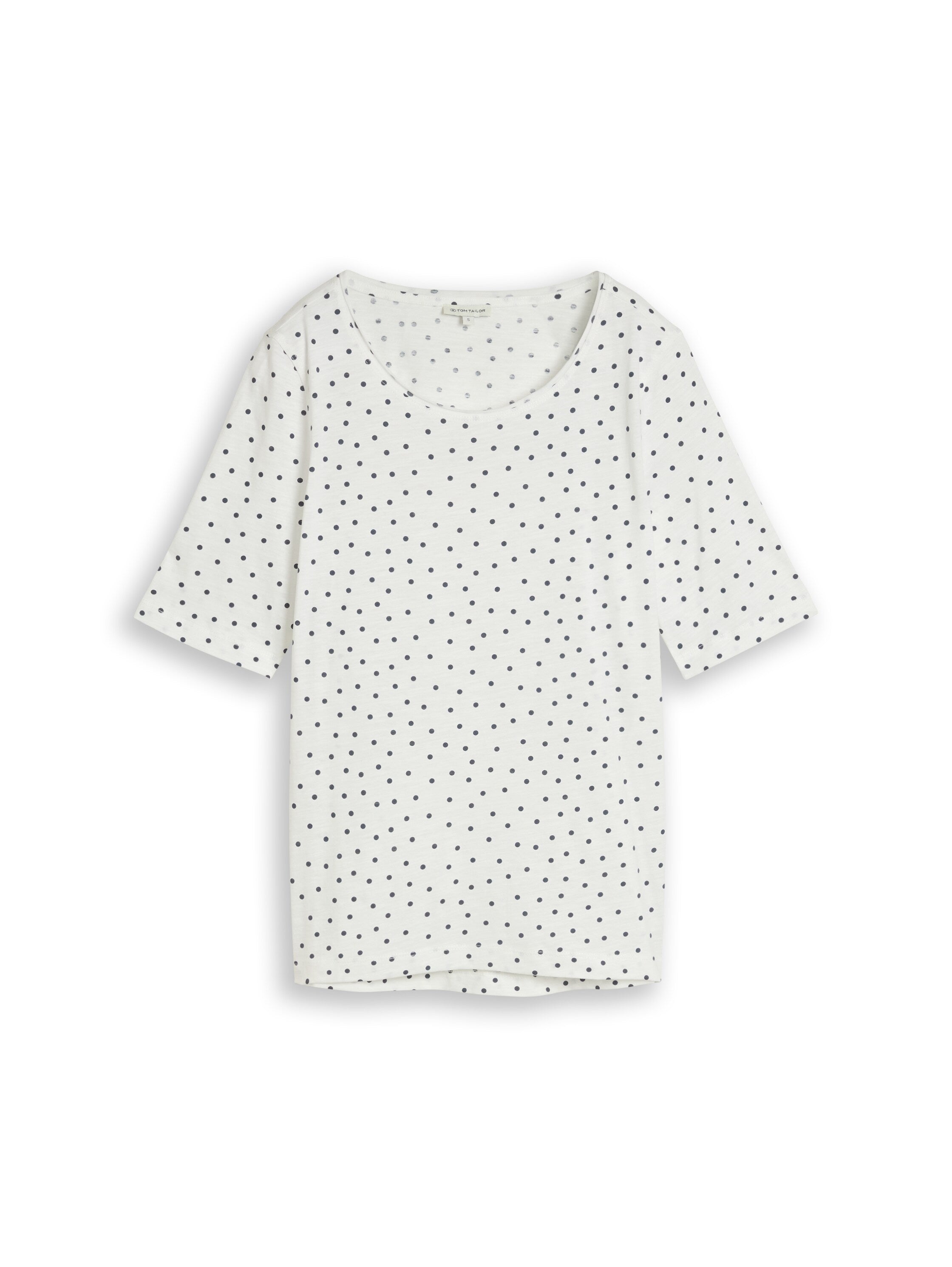 T-Shirt mit Punktemuster