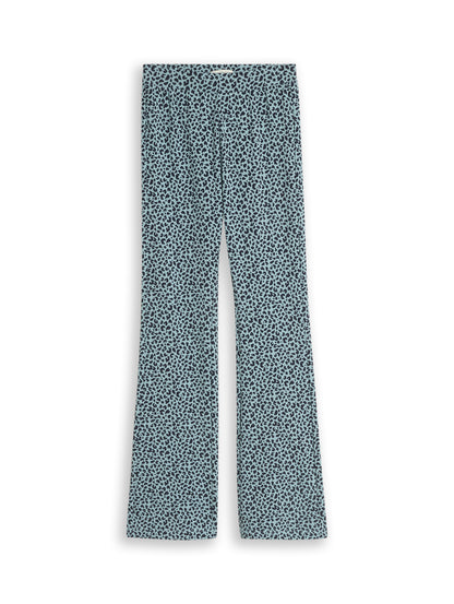 Flared Leggings mit Leomuster