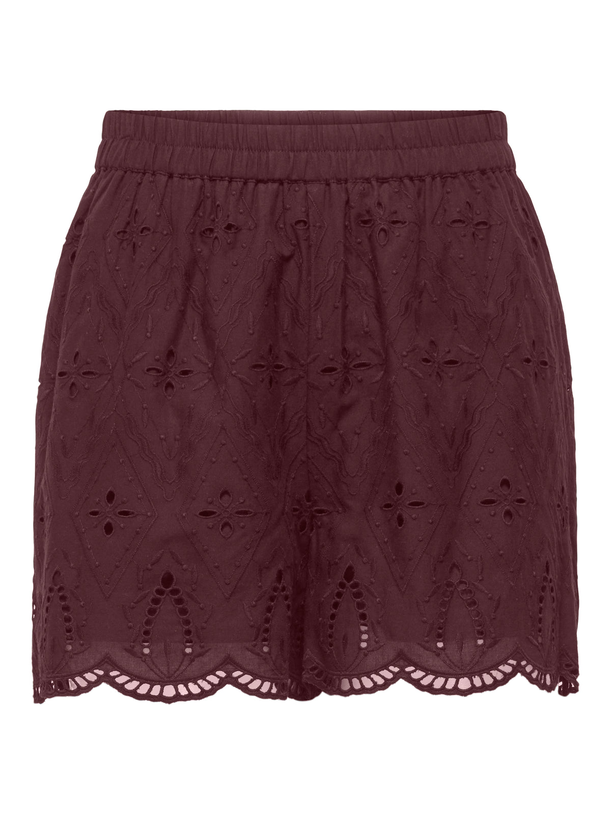 ONLFRANI EMB PULL UP SHORTS WVN