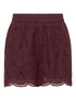 ONLFRANI EMB PULL UP SHORTS WVN