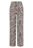Straight Leg Hose mit Zebraprint