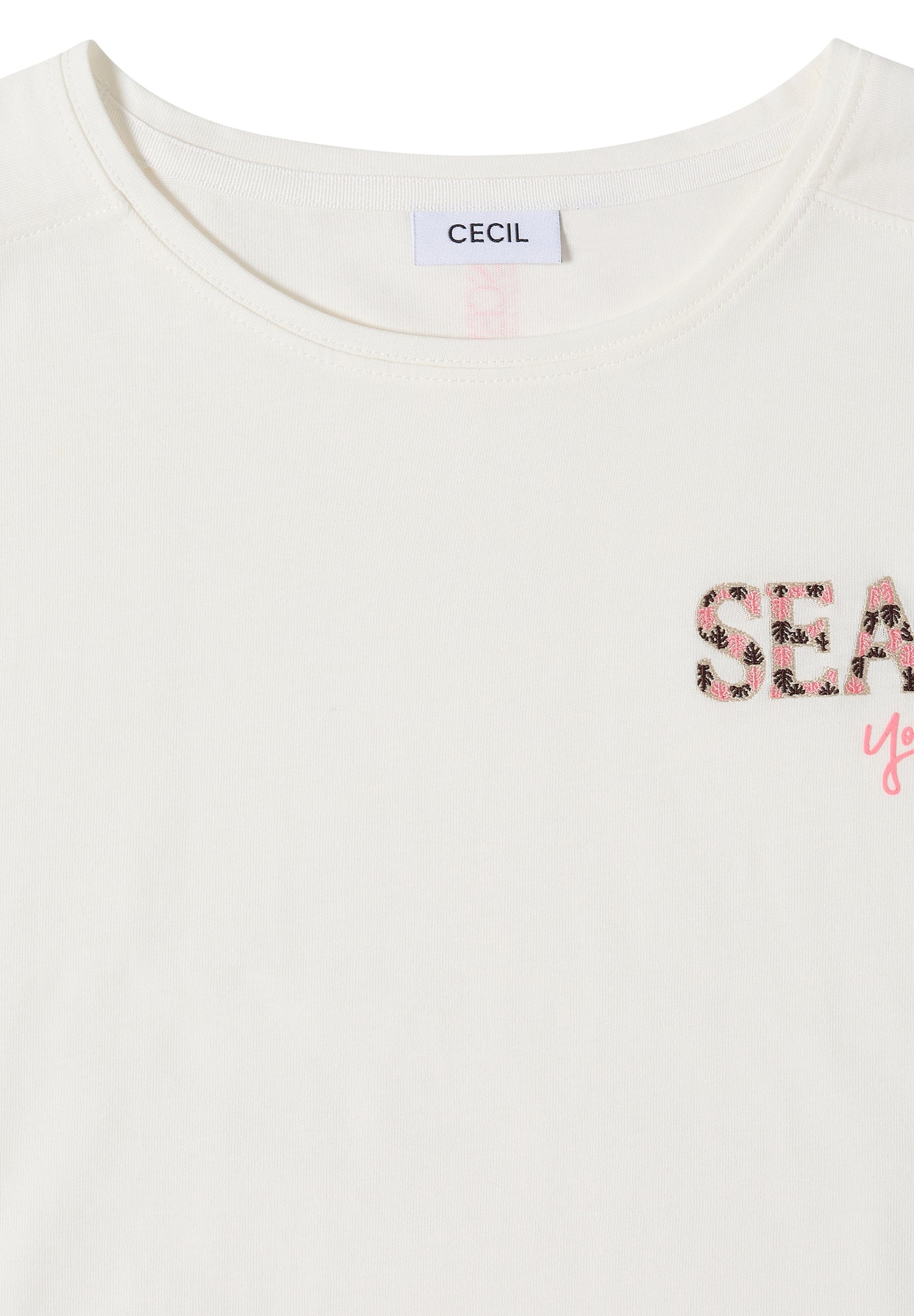 T-Shirt mit Rundhals und Embroidery