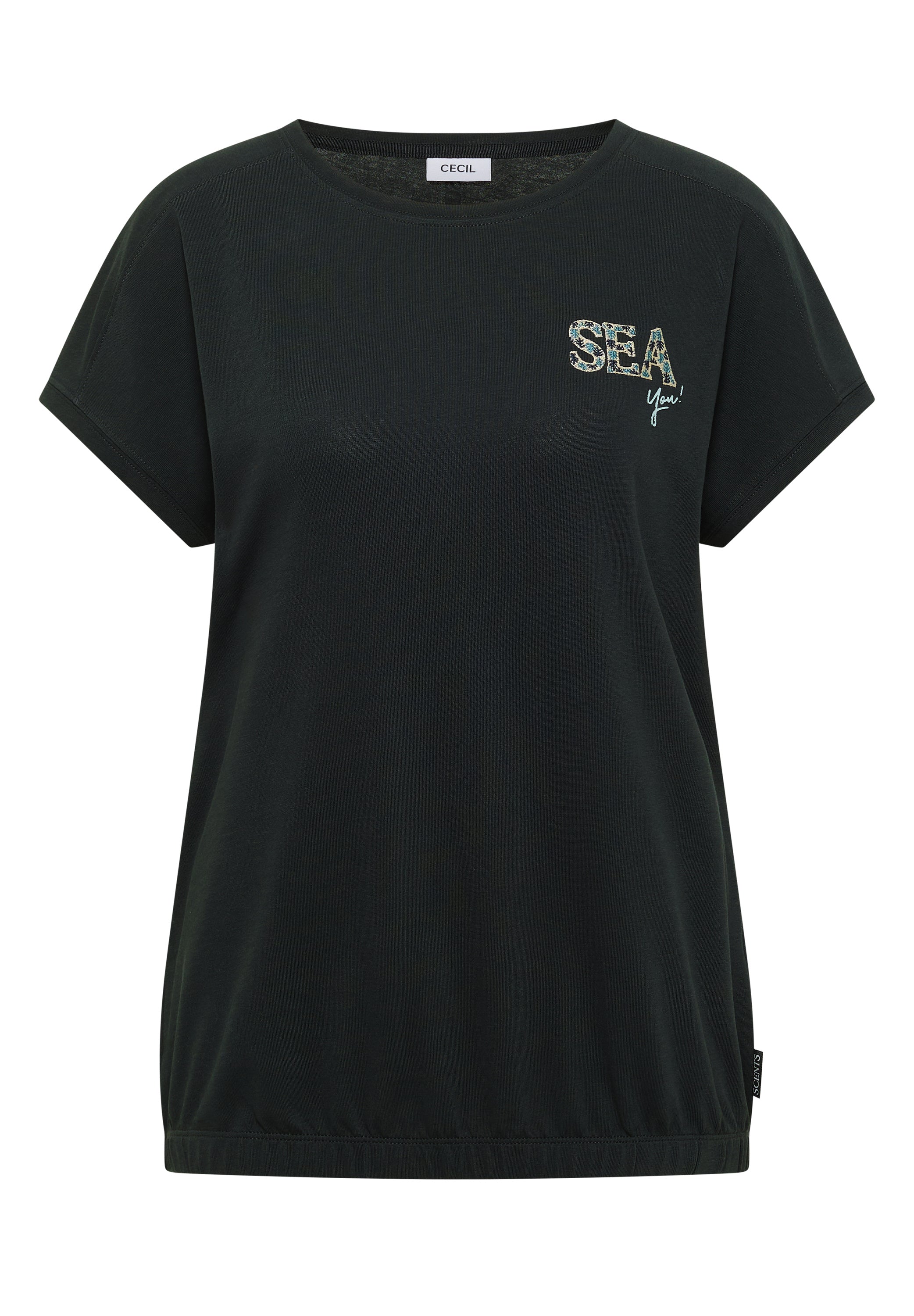 T-Shirt mit Rundhals und Embroidery