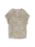 Loose Fit Bluse mit V-Ausschnitt