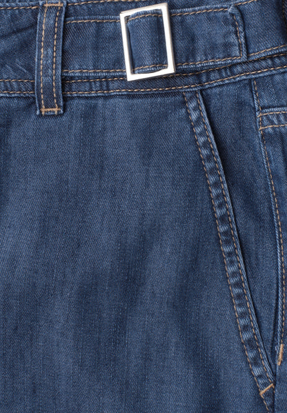 Wide Leg Jeans im Loose Fit mit Comfort Bund