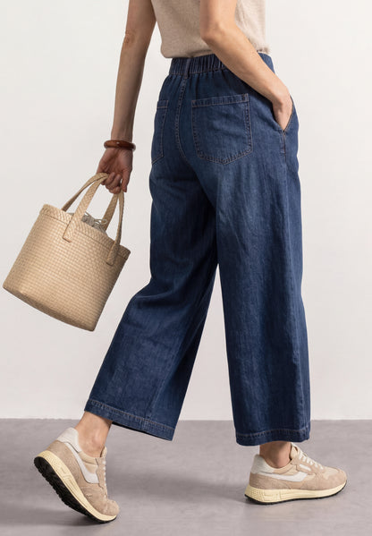 Wide Leg Jeans im Loose Fit mit Comfort Bund