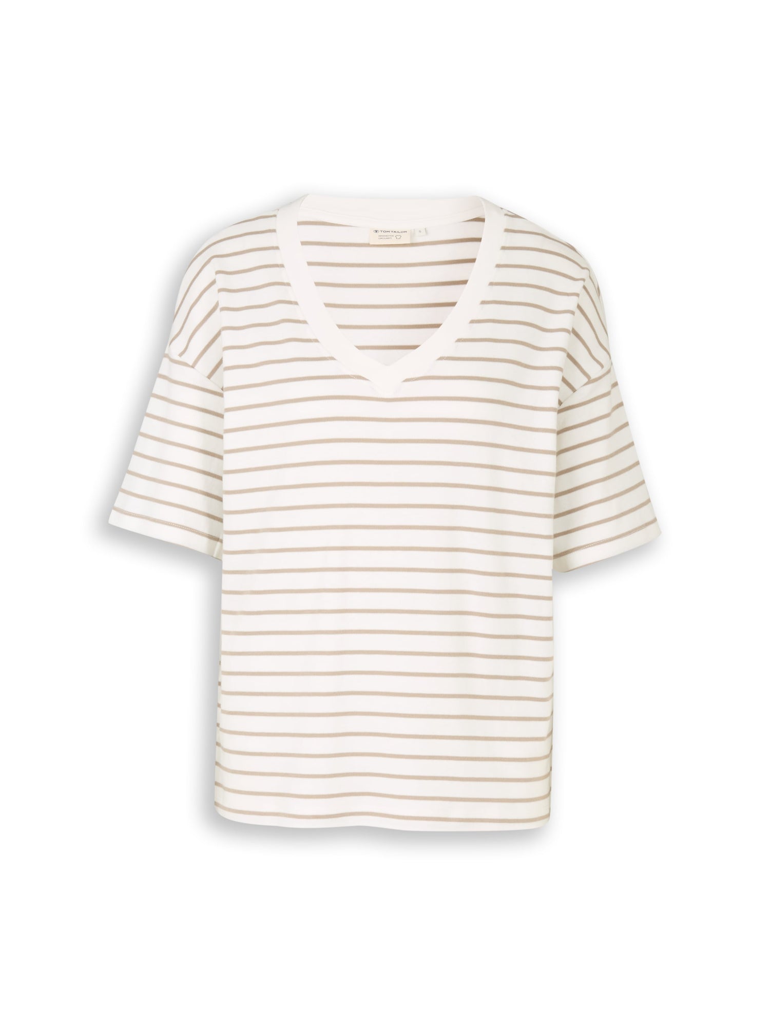 Oversize T-Shirt mit Streifenmuster