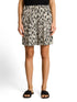 Loose Fit Bermuda Shorts mit Leinenanteil