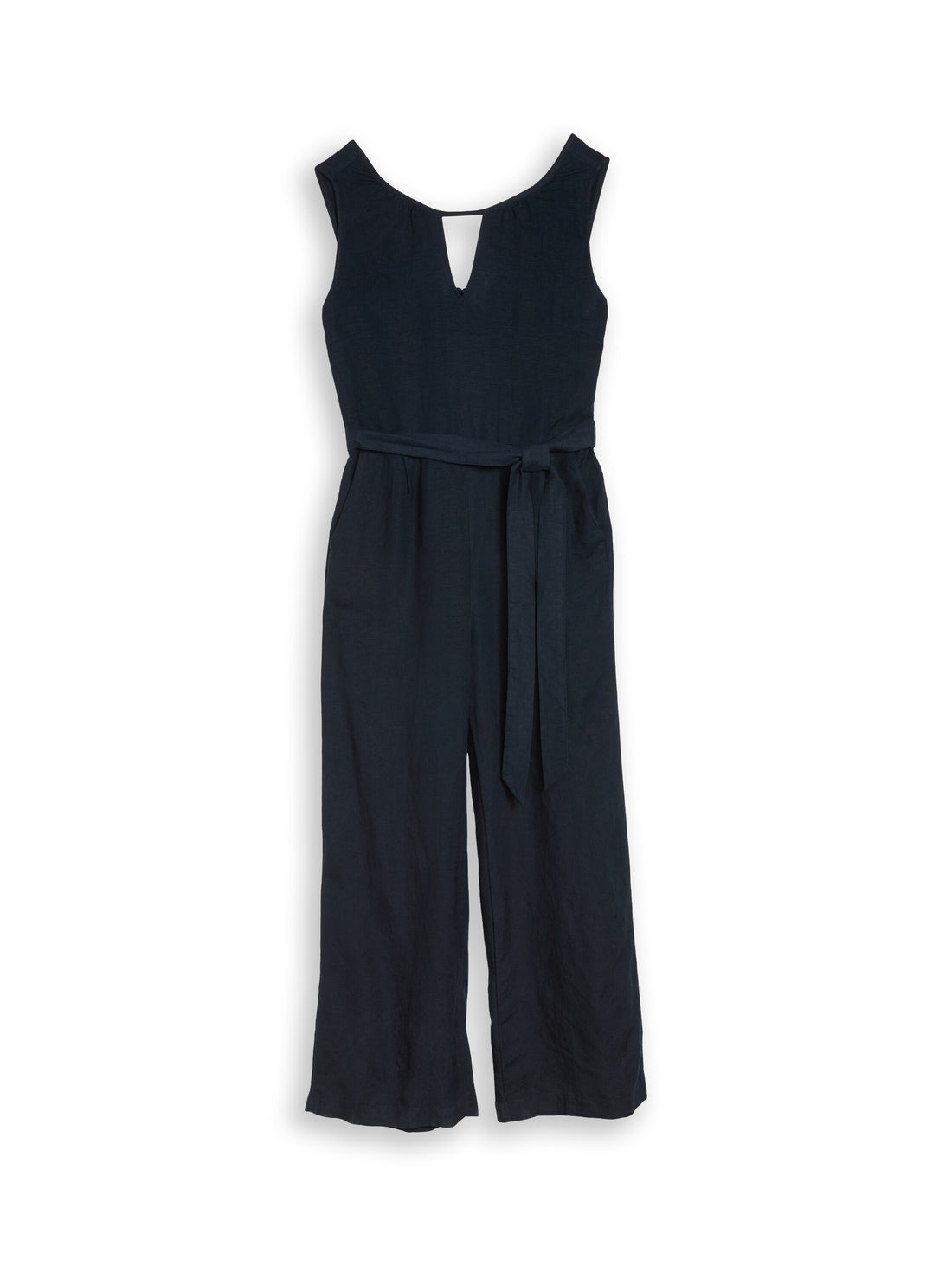 Jumpsuit mit Leinenanteil