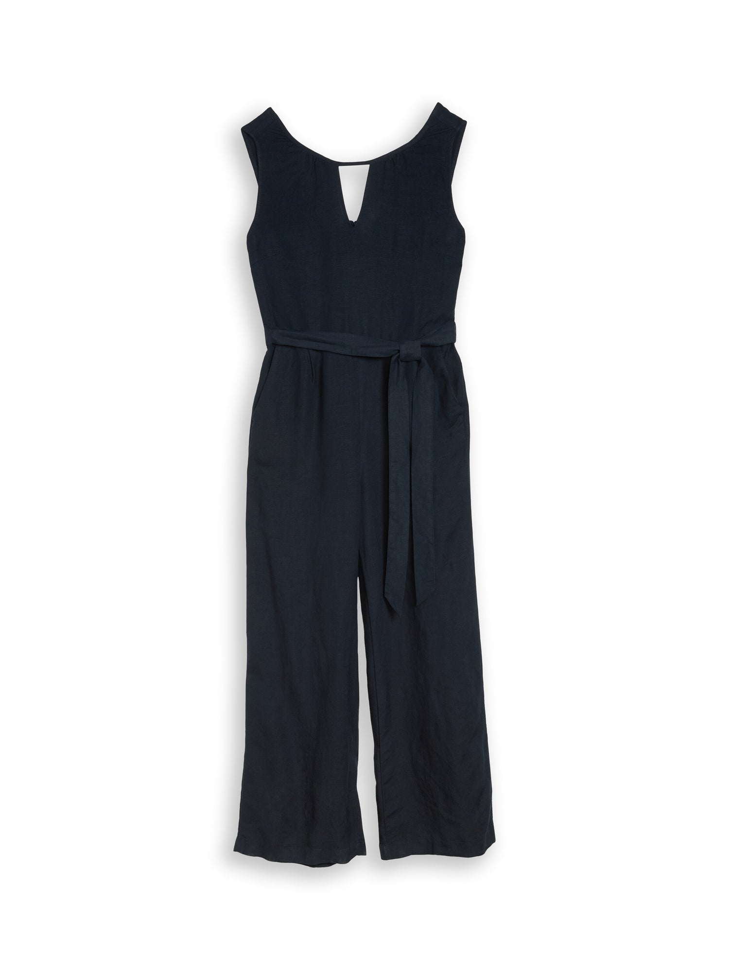 Jumpsuit mit Leinenanteil