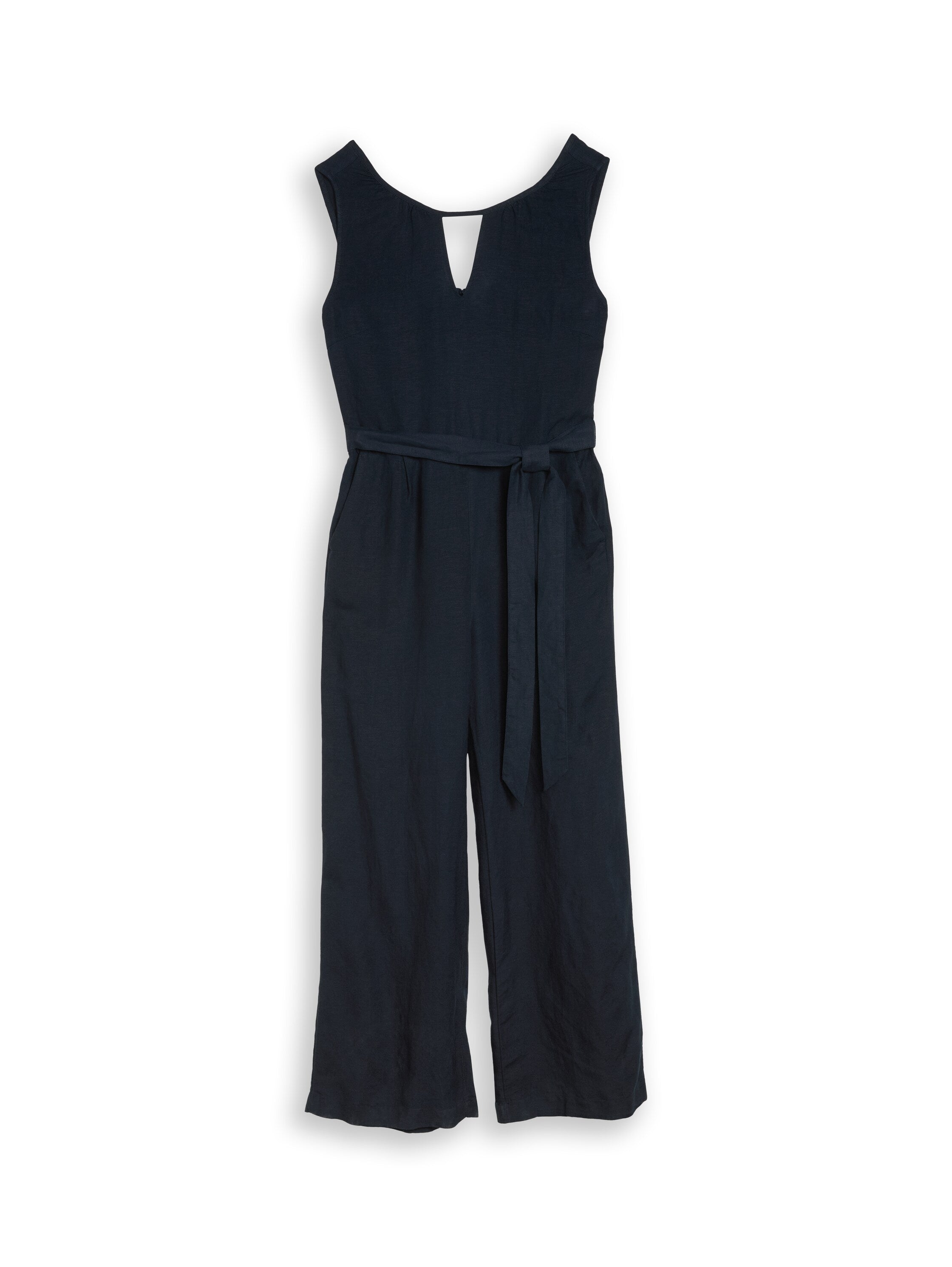 Jumpsuit mit Leinenanteil