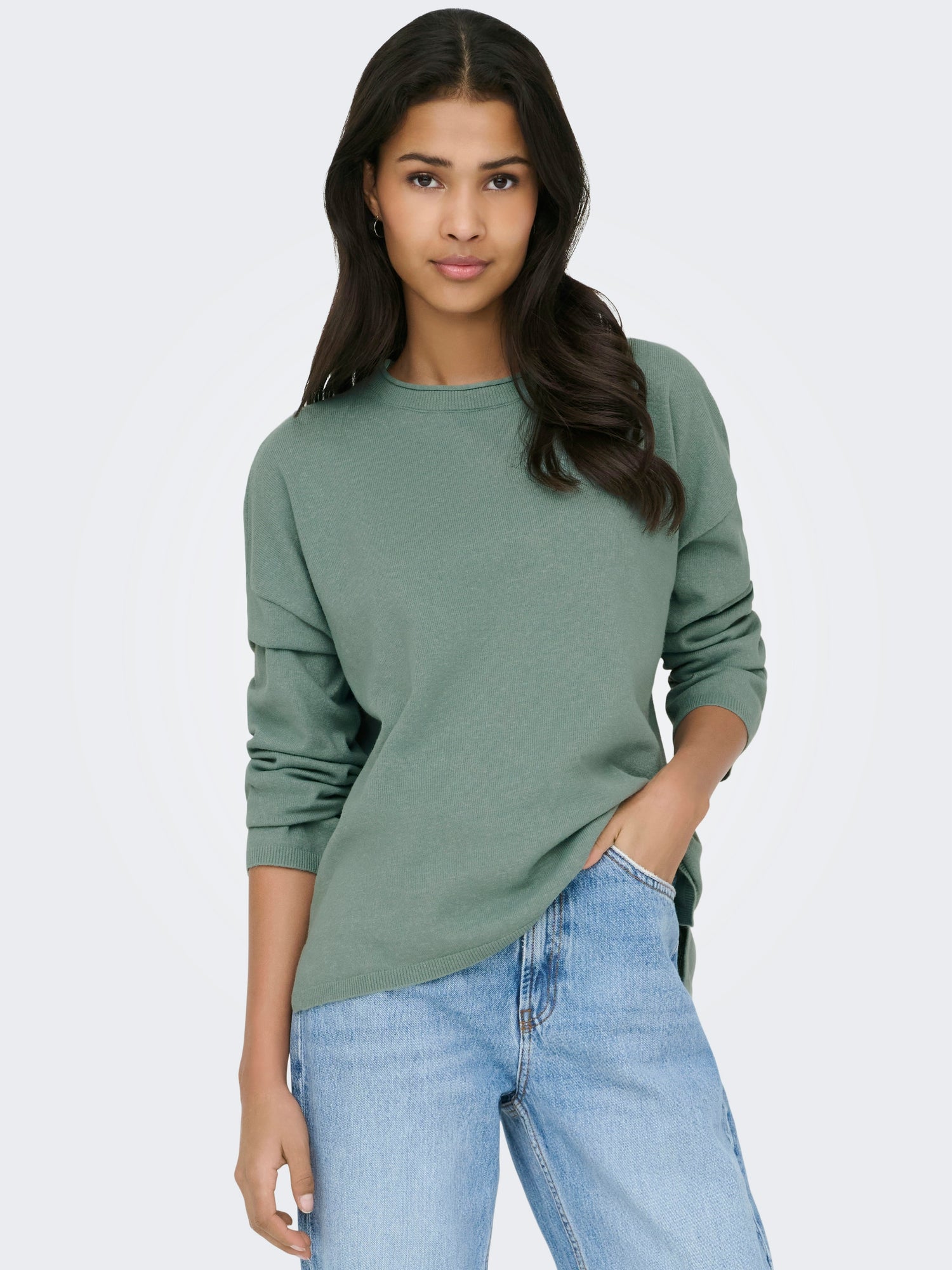 ONLLOYAL AMALIO LS O-NECK KNT NOOS