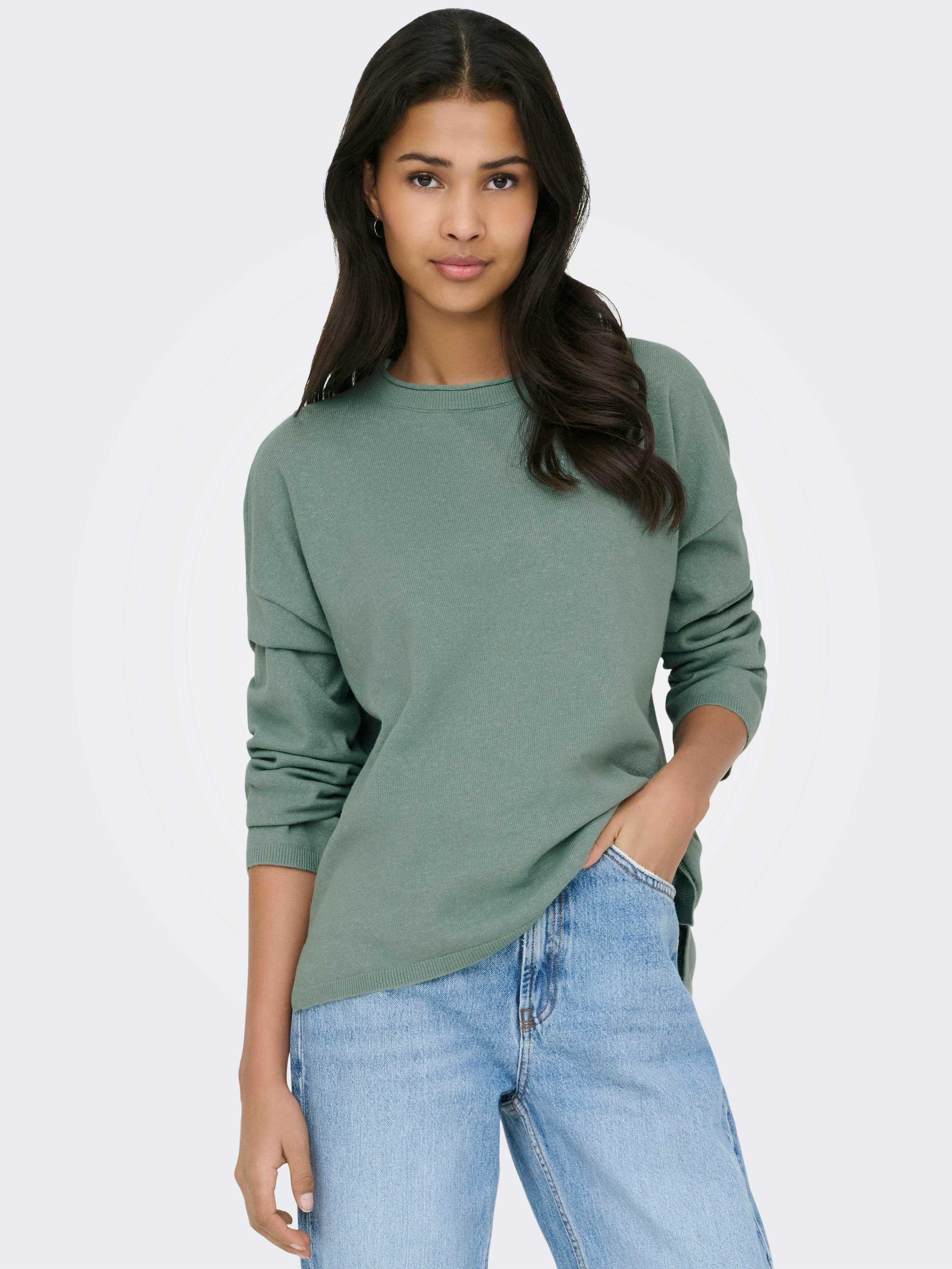 ONLLOYAL AMALIO LS O-NECK KNT NOOS