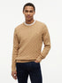 CLASSIC COTTON CABLE CREW NECK