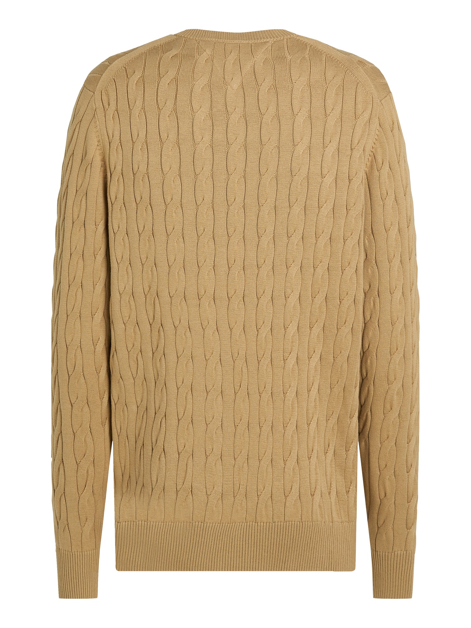 CLASSIC COTTON CABLE CREW NECK