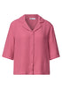 Musselin Bluse mit Bowling-Kragen