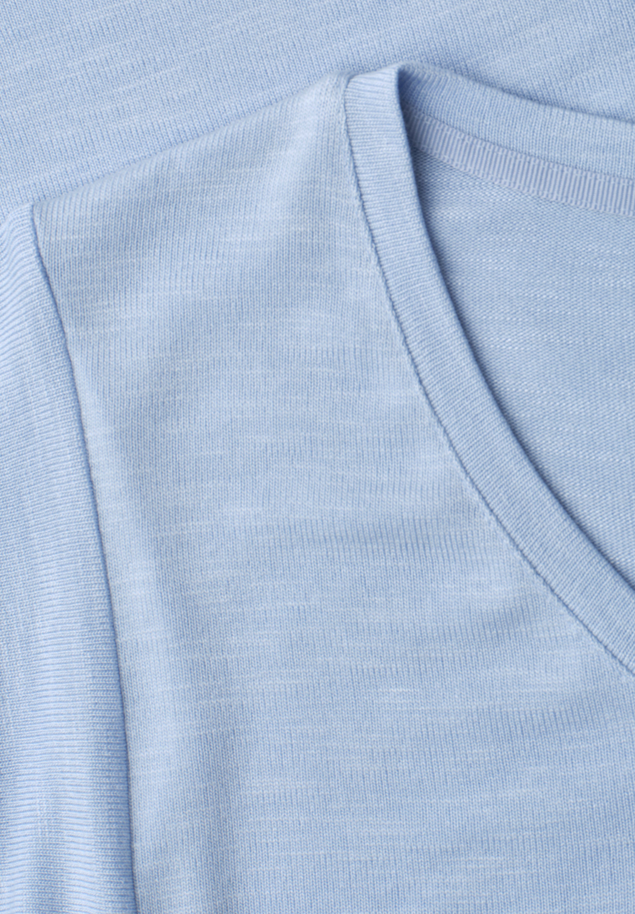 Shirt mit kurzen Volant-Ärmeln