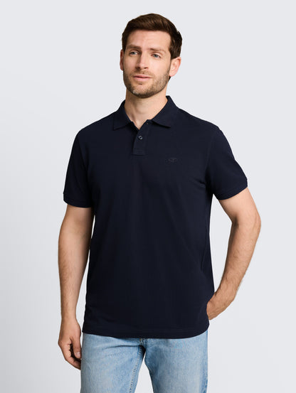 Piqué Poloshirt mit Logo-Stickerei