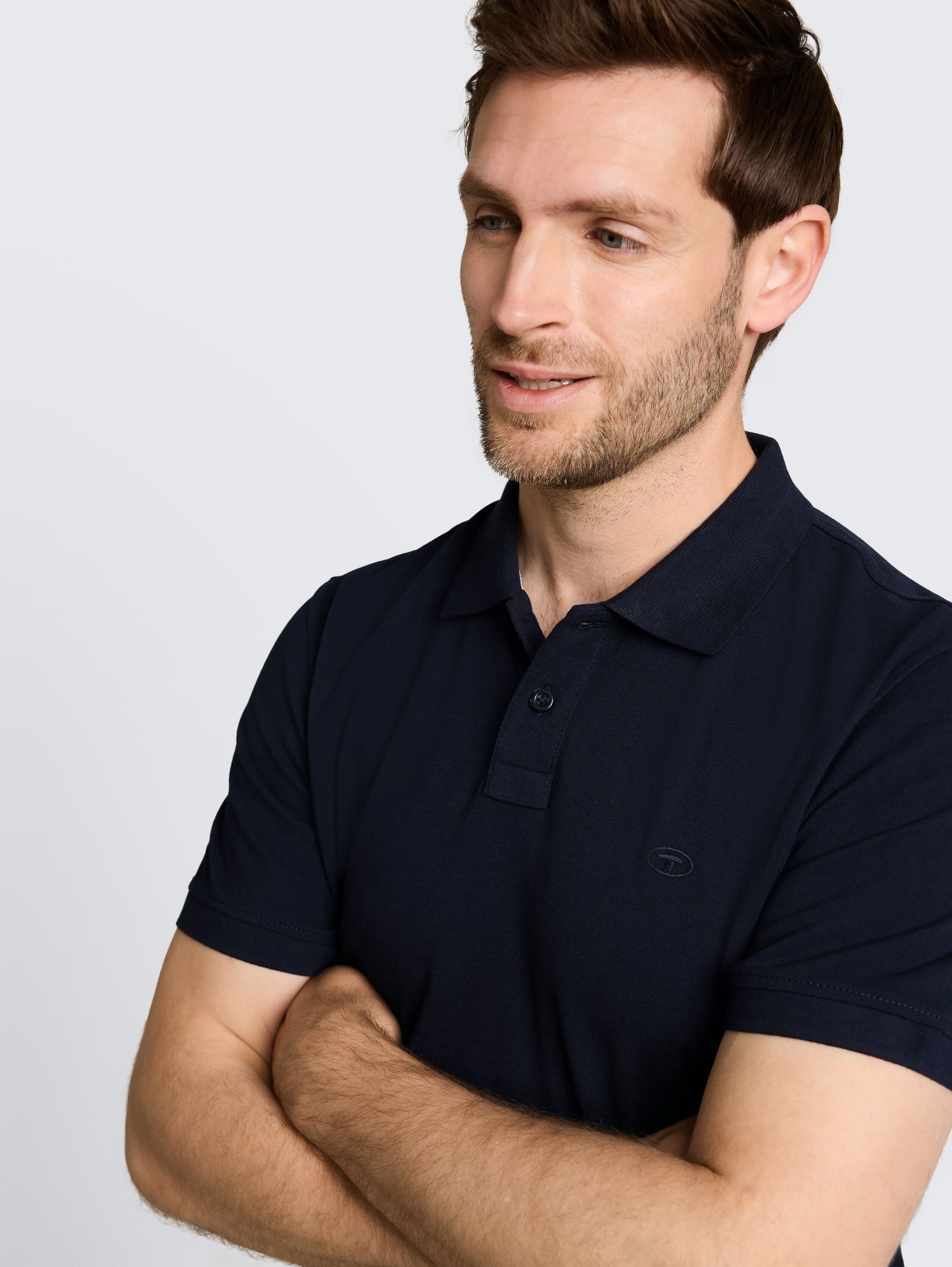 Piqué Poloshirt mit Logo-Stickerei