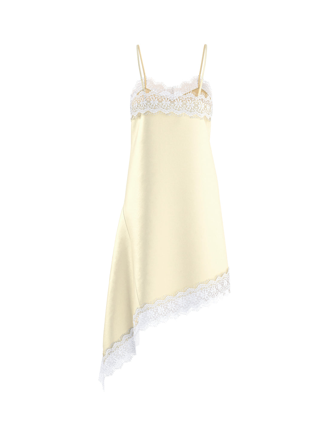 HDKIMORA MIDI SATIN LACE DRESS