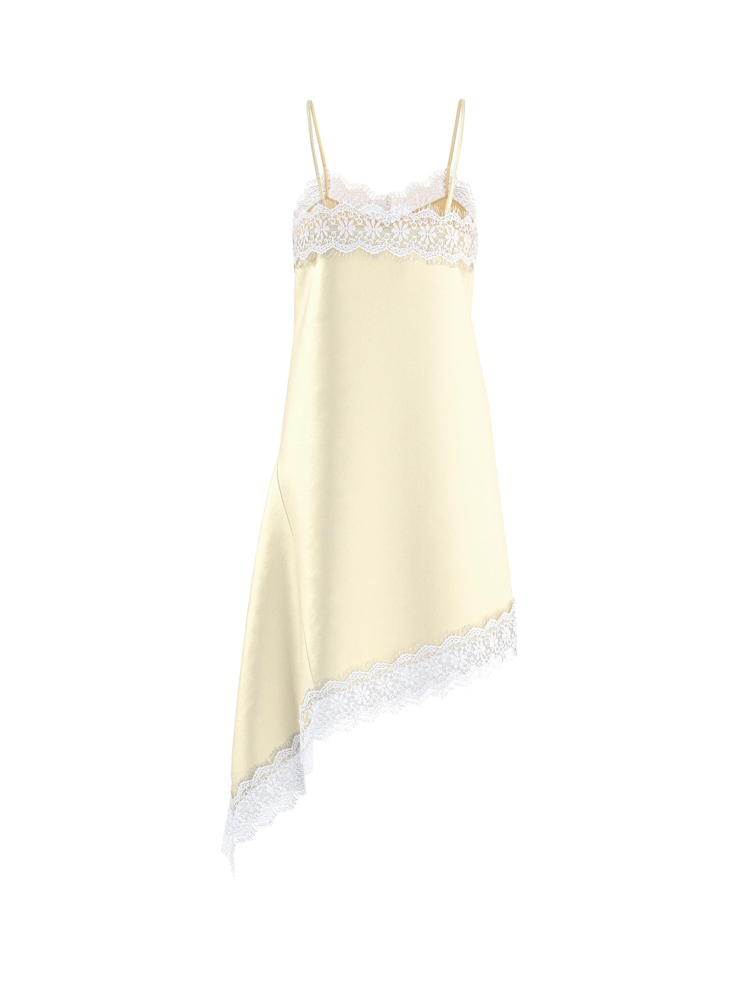 HDKIMORA MIDI SATIN LACE DRESS