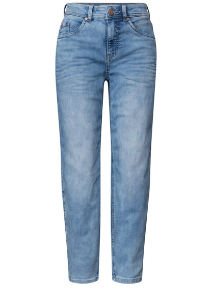 High Waist Barrel Leg Jeans im Loose Fit