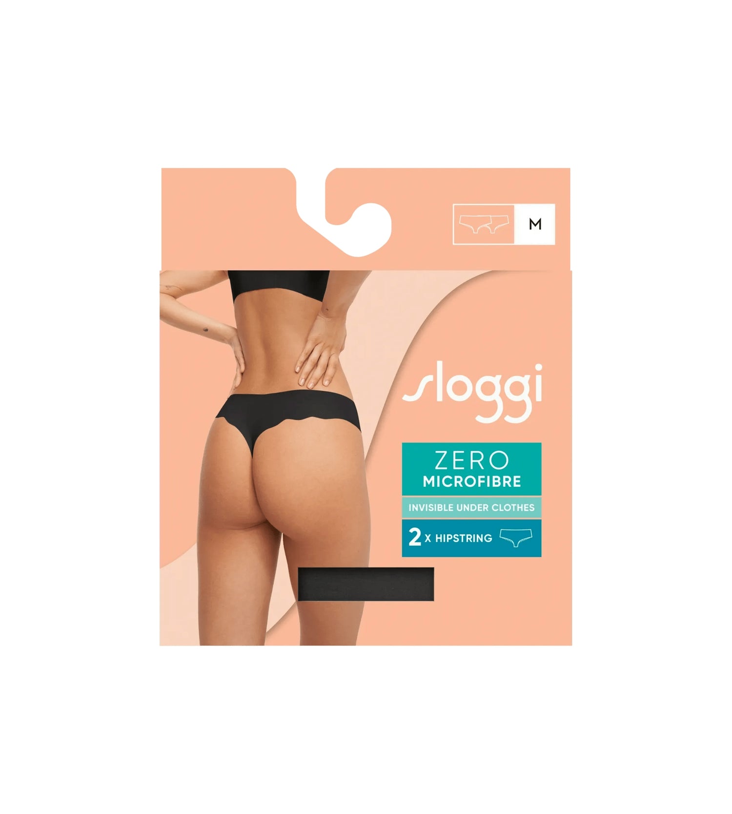 sloggi ZERO Microfibre 2.0 Hipstring 2P