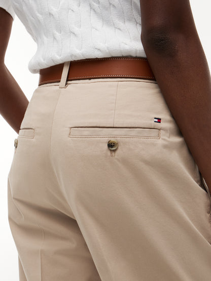 COTTON SLIM STRAIGHT CHINO