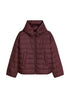 Daunen-Steppjacke mit Kapuze relaxed