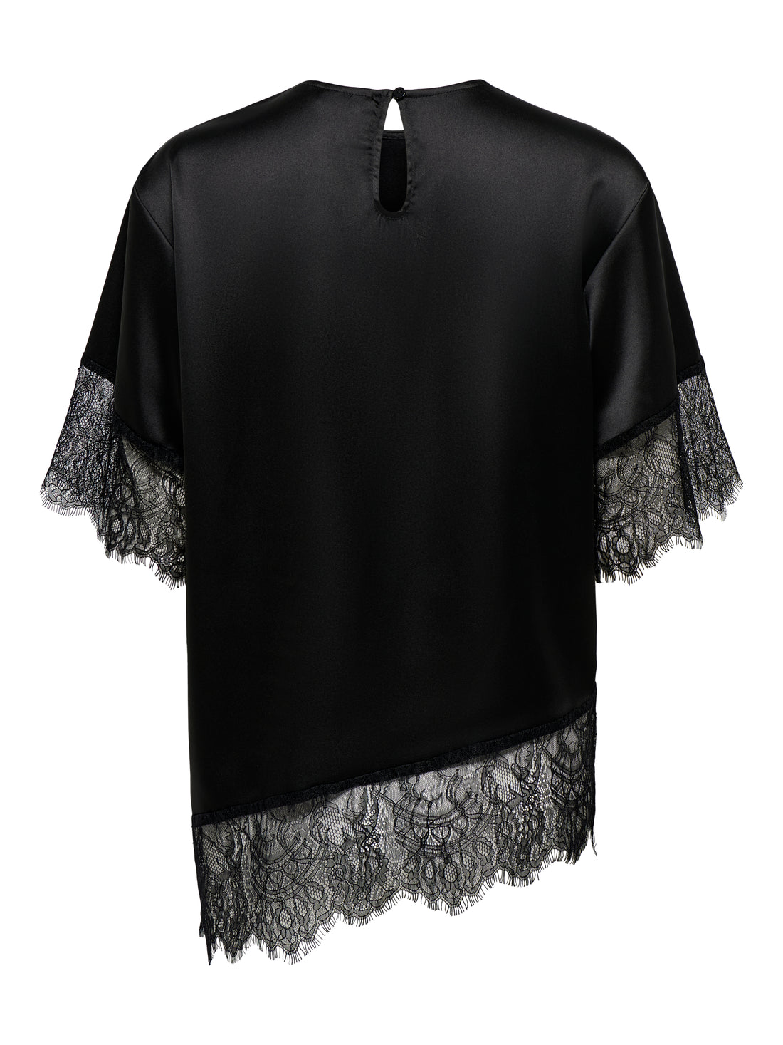 ONLINDONA 2/4 SATIN LACE TOP WVN