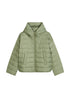 Daunen-Steppjacke mit Kapuze relaxed
