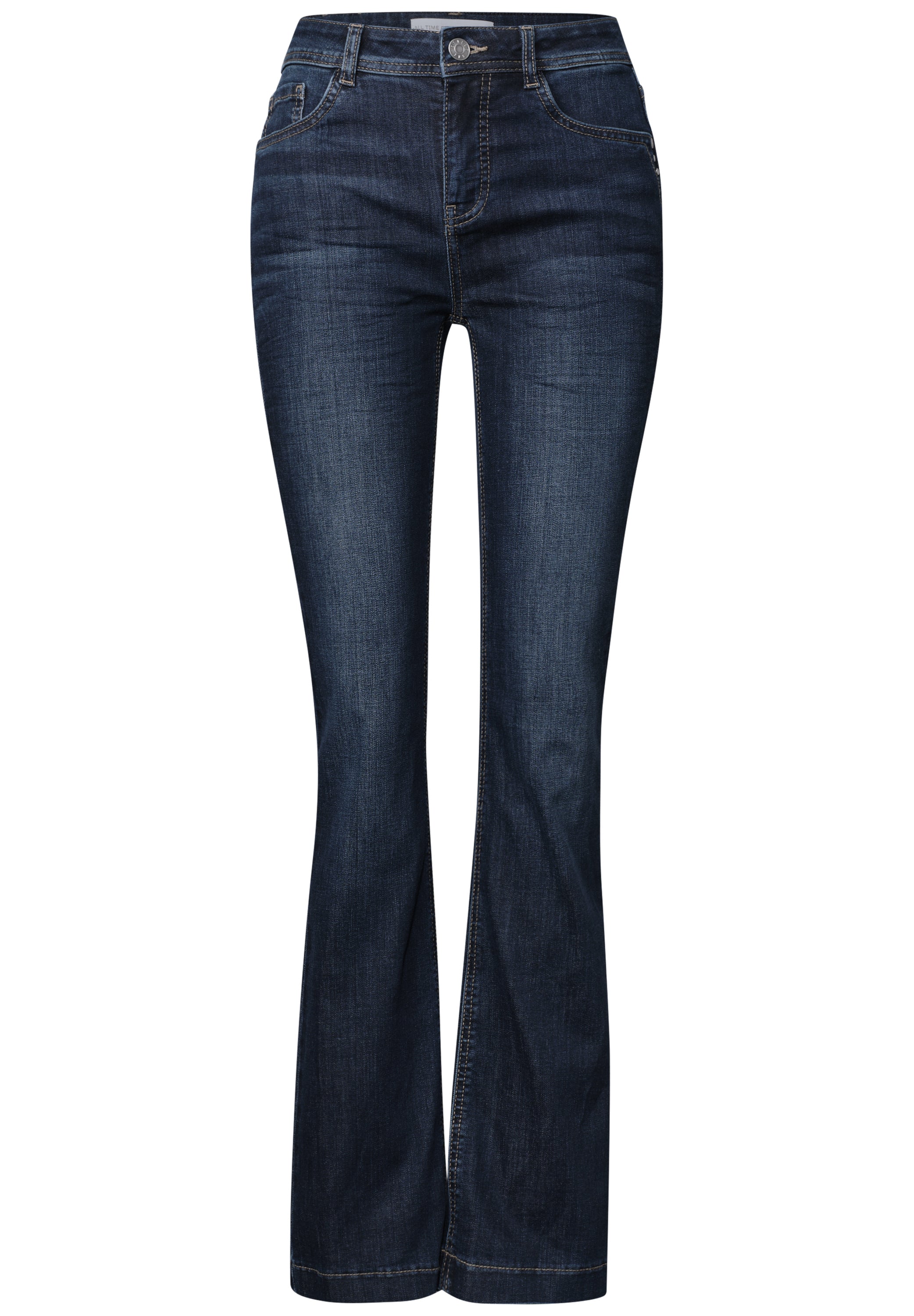 High Waist Bootcut Jeans im Slim Fit