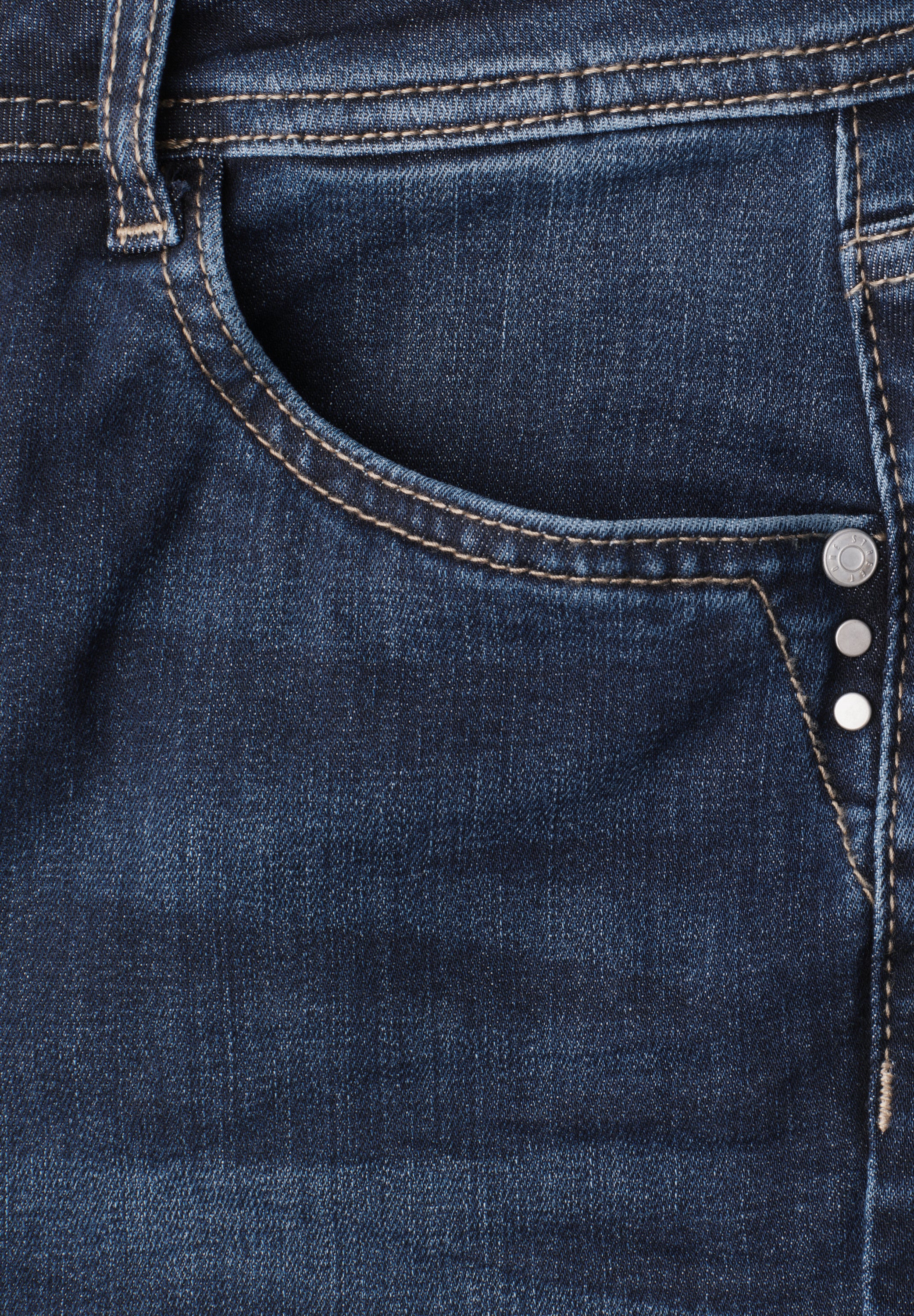 High Waist Bootcut Jeans im Slim Fit