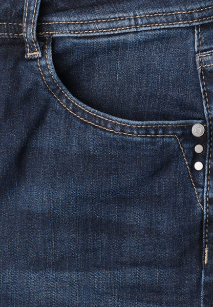High Waist Bootcut Jeans im Slim Fit