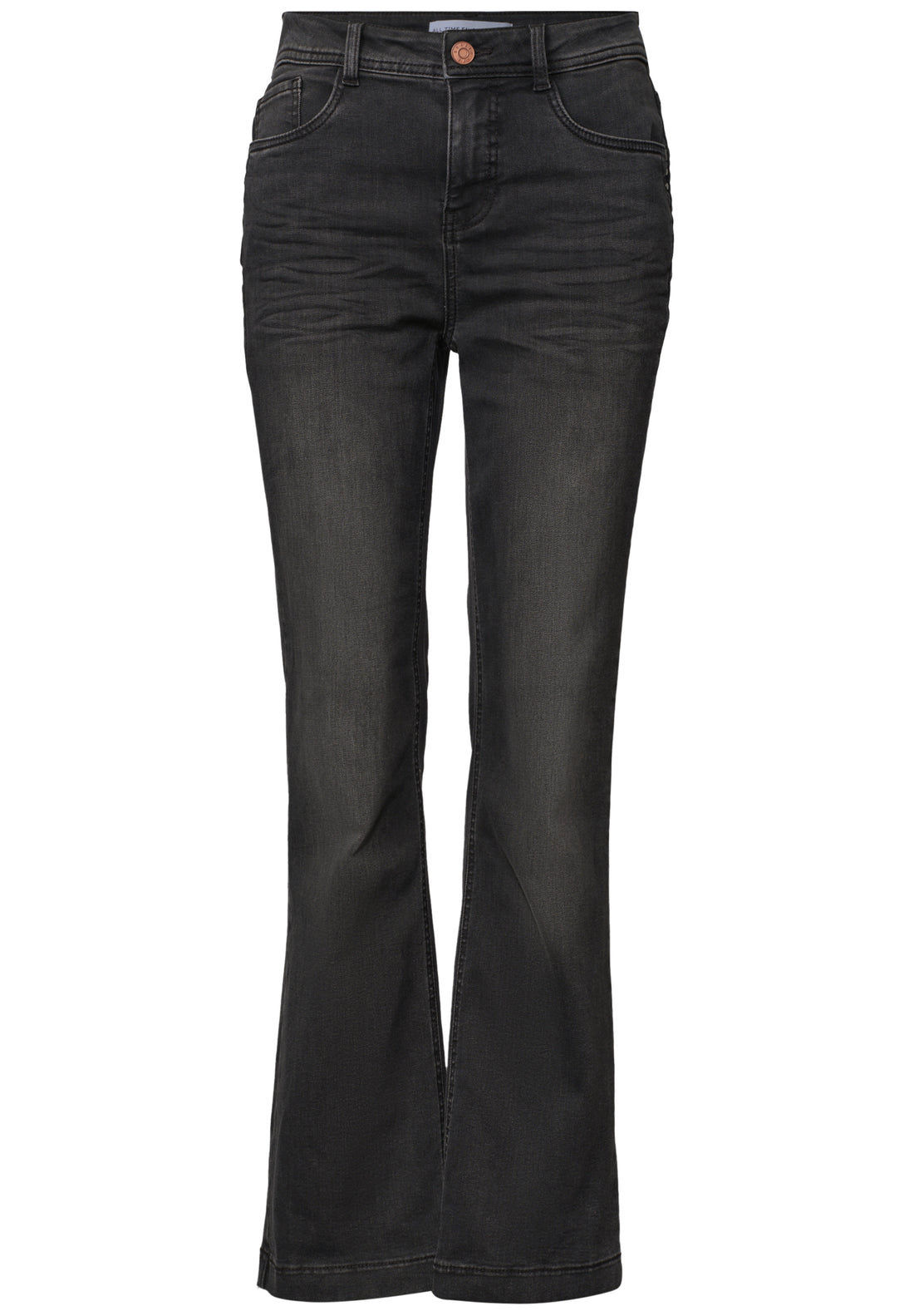 High Waist Bootcut Jeans im Slim Fit
