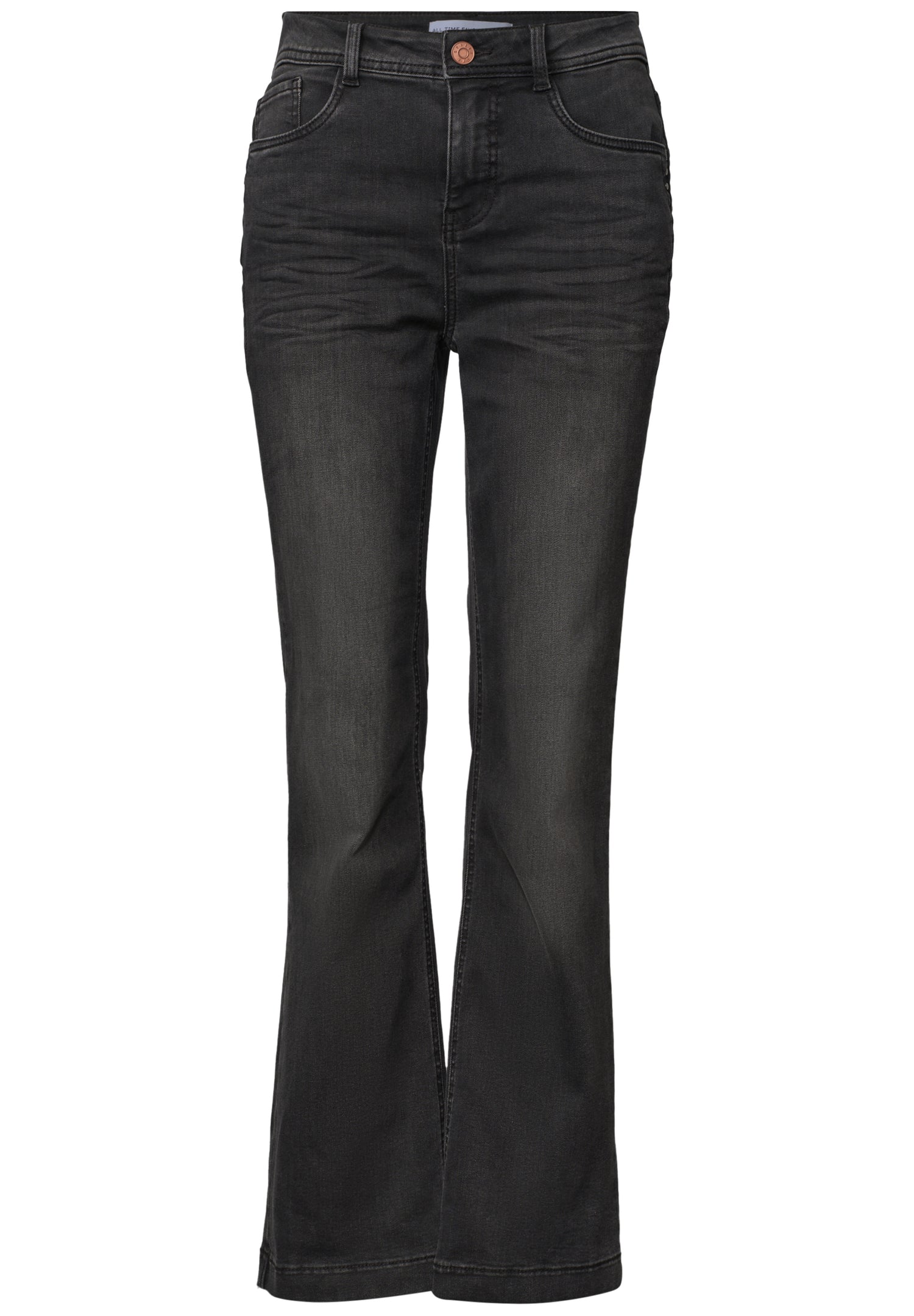 High Waist Bootcut Jeans im Slim Fit