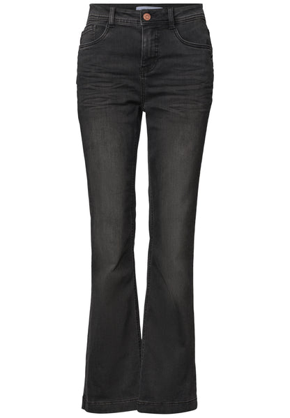 High Waist Bootcut Jeans im Slim Fit