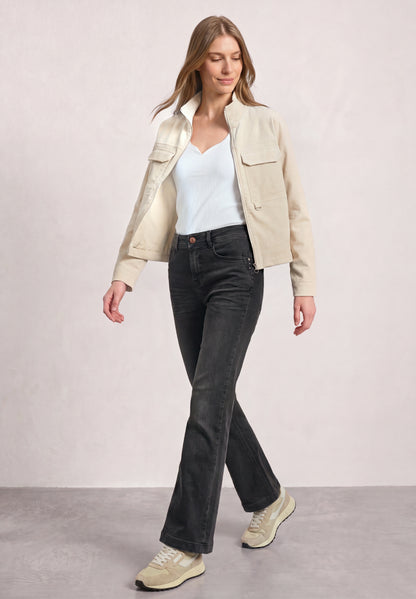 High Waist Bootcut Jeans im Slim Fit