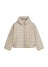 Daunen-Steppjacke mit Kapuze relaxed
