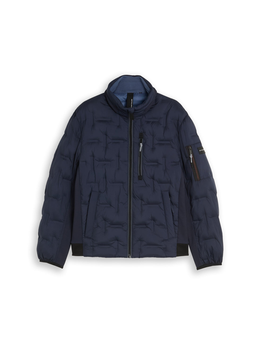 Hybrid Steppjacke mit verstaubarer Kapuze
