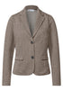 Basic Blazer mit Reverskragen und Dessin