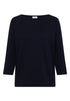 Basic Shirt mit U-Boot-Ausschnitt
