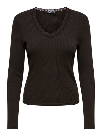 ONLSARA SHARAI L/S V-NECK TOP JRS